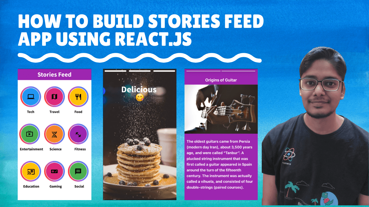 Building Stories Feed app using react.js